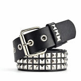 Grunge Pyramid Rivet PU Vegan Belt